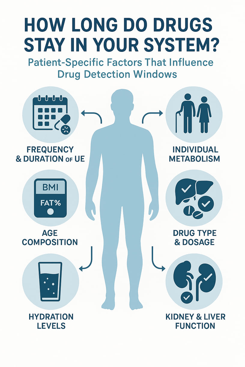 How Long Do Drugs Stay in Your System? Understanding Patient-Specific Factors