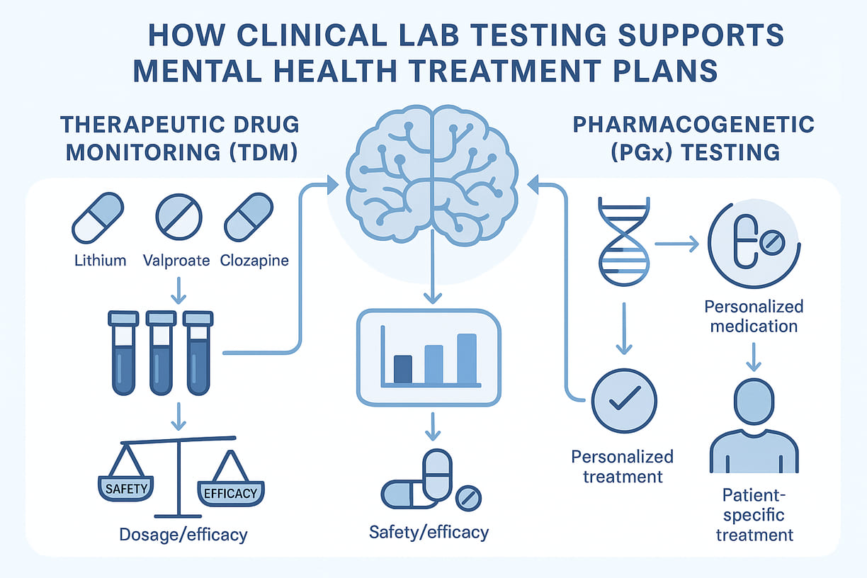 How Clinical Lab Testing Supports Mental Health Treatment Plans